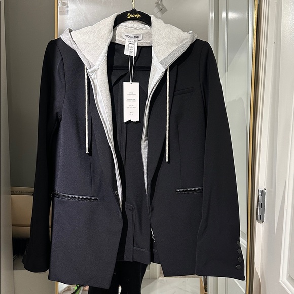 Veronica beard scuba jacket with hoodie Dickey - Picture 12 of 13